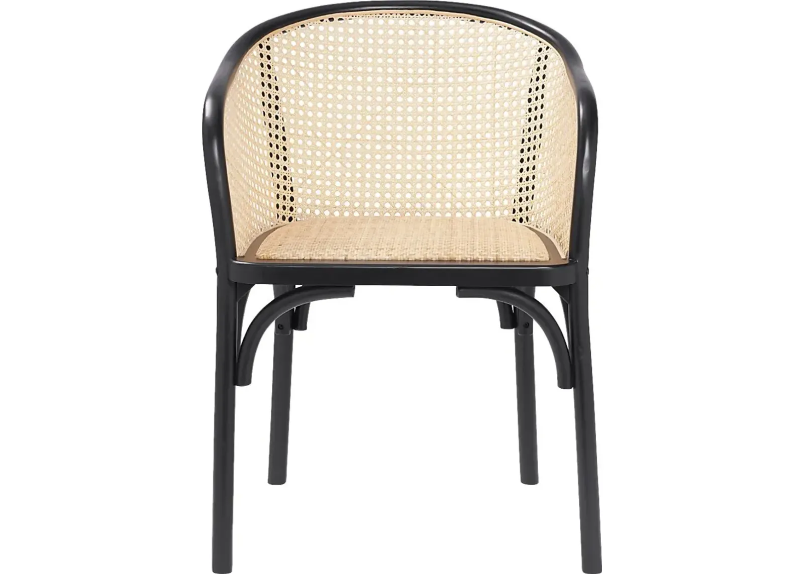 Cahic Black Arm Chair