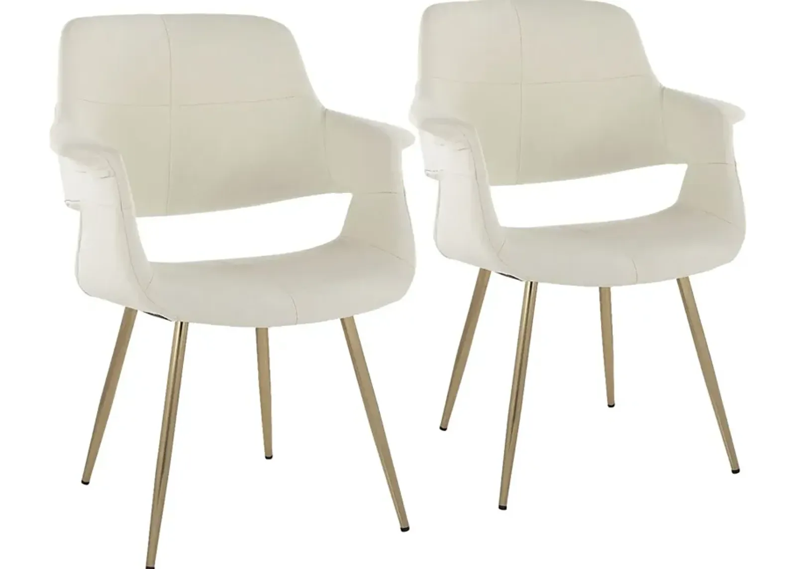 Lafanette I Cream Arm Chair, Set of 2