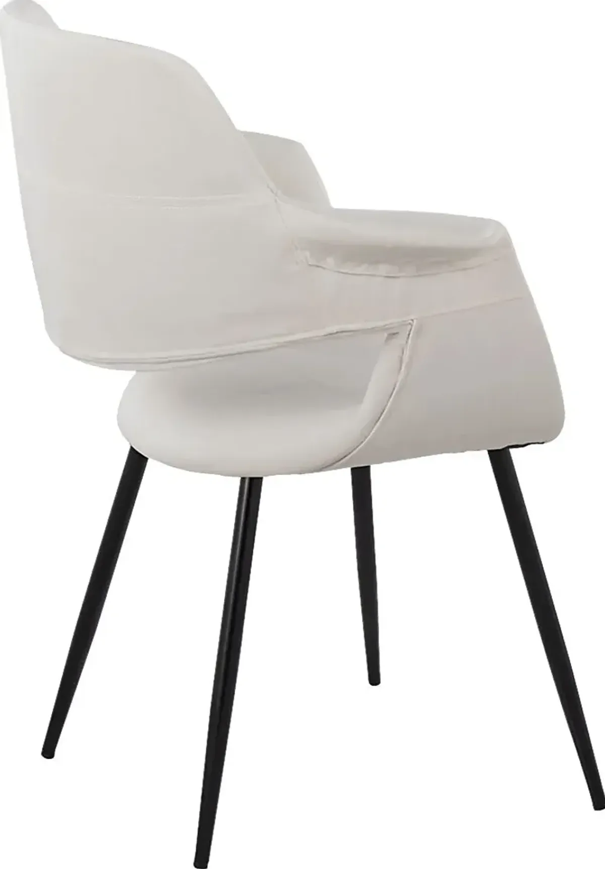 Lafanette II Cream Arm Chair, Set of 2