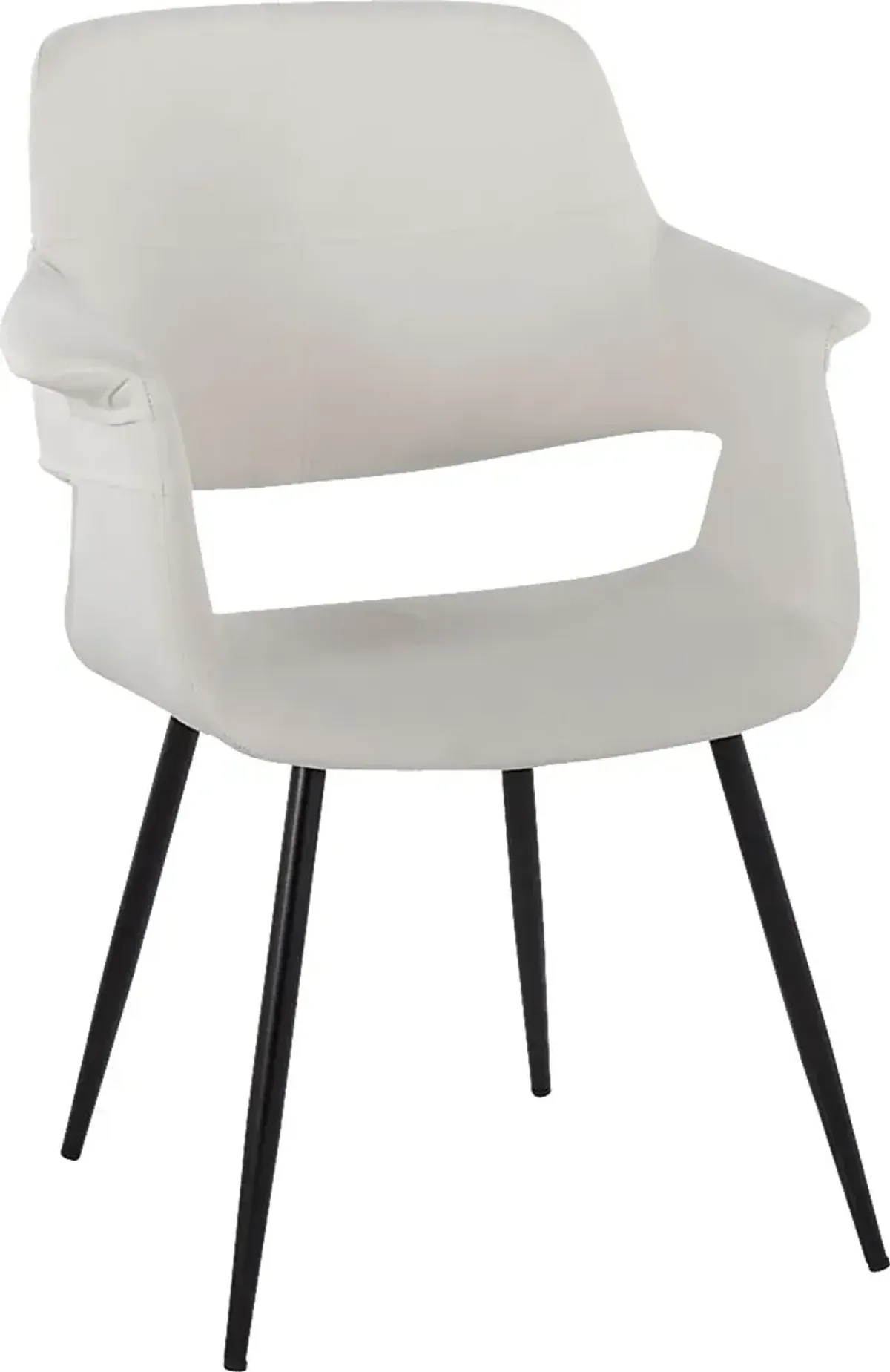 Lafanette II Cream Arm Chair, Set of 2