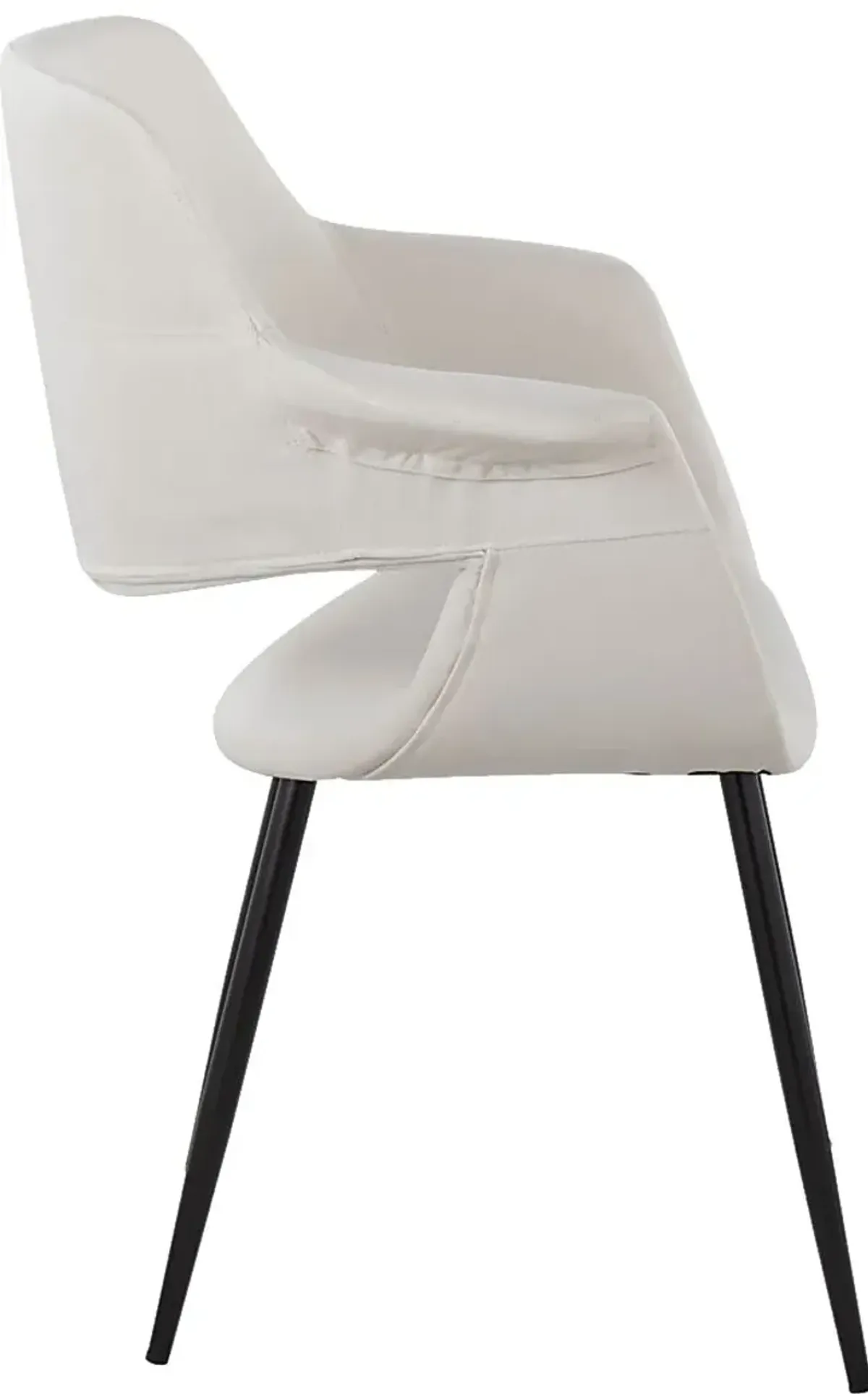 Lafanette II Cream Arm Chair, Set of 2