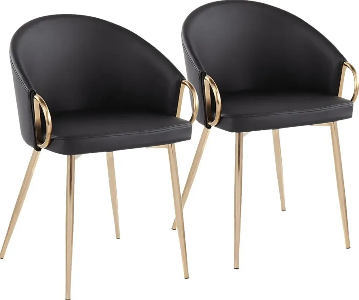 Stumberg I Black Dining Chair, Set of 2