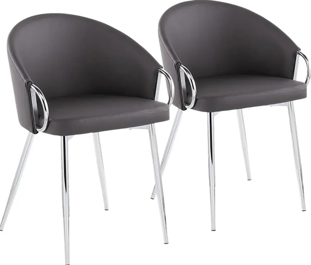 Stumberg II Gray Dining Chair, Set of 2