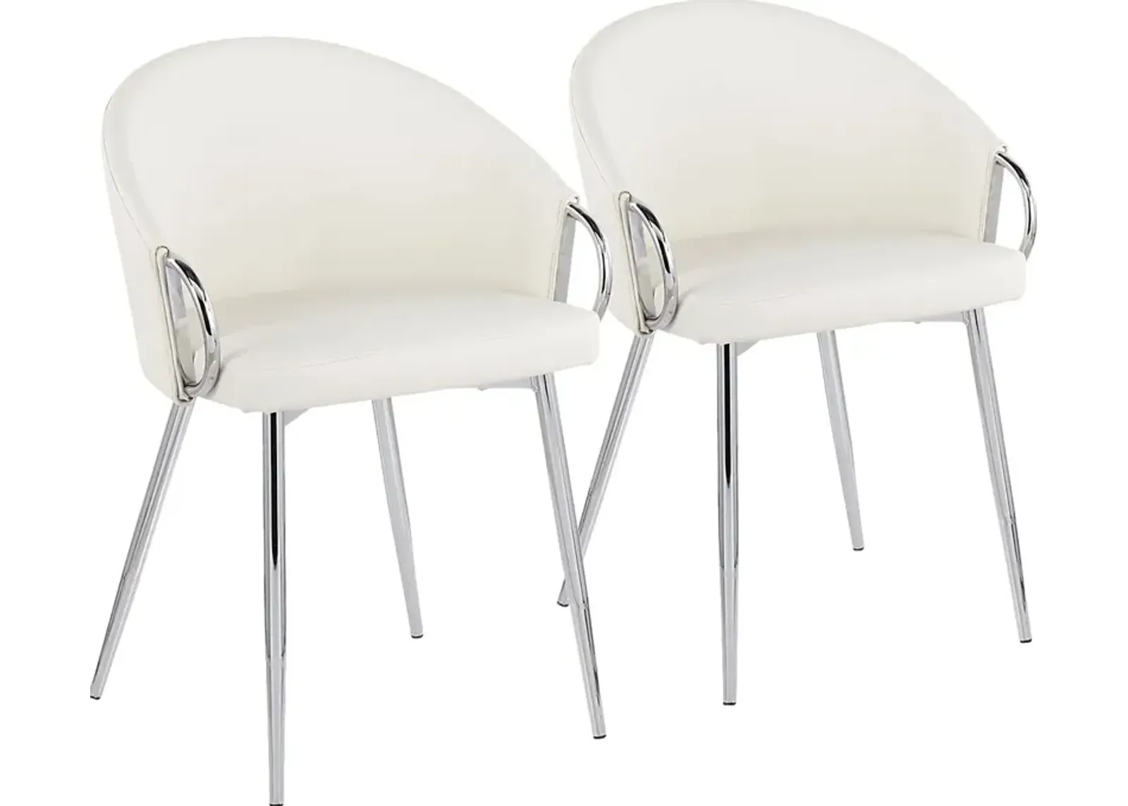 Stumberg II White Dining Chair, Set of 2