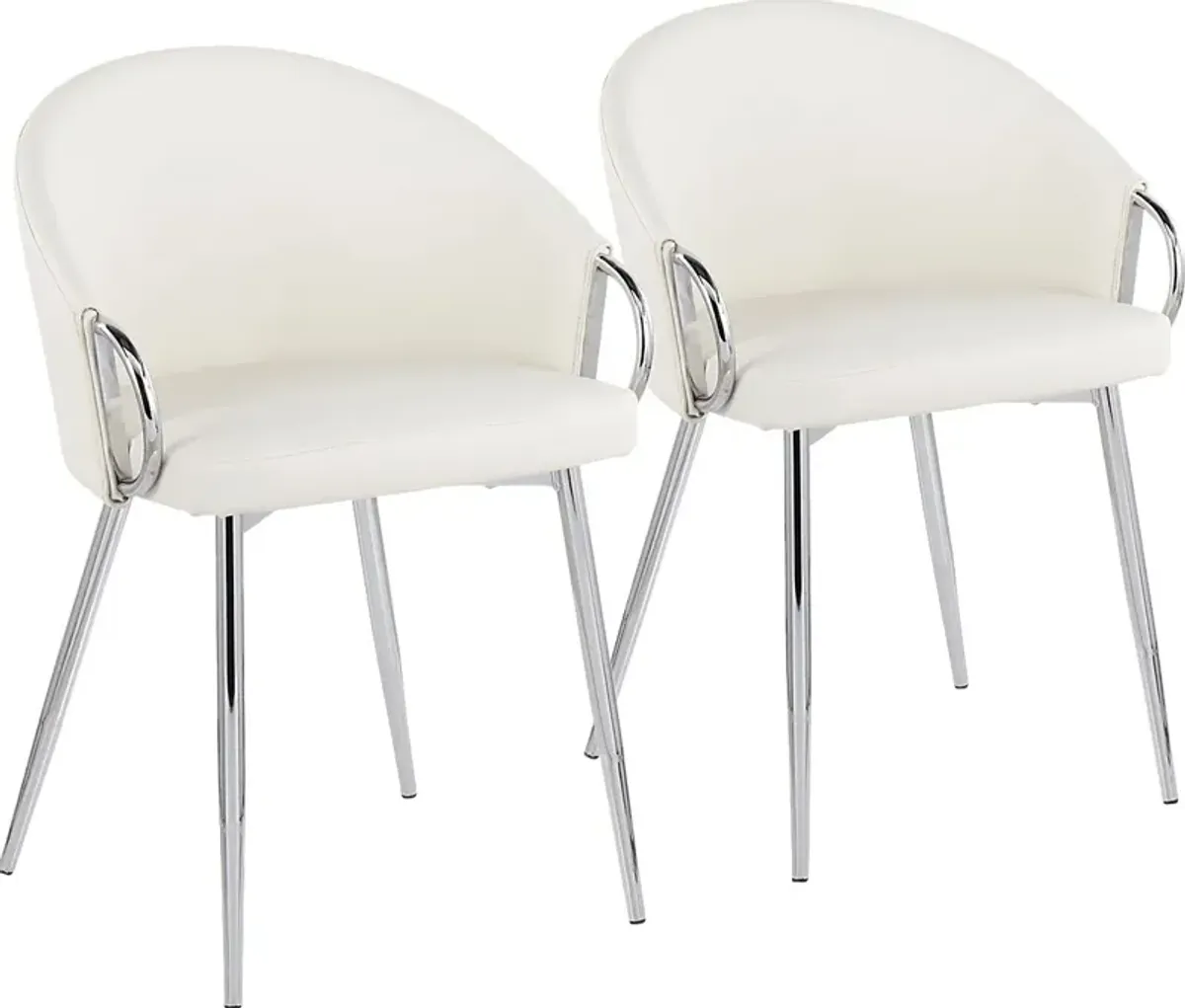 Stumberg II White Dining Chair, Set of 2