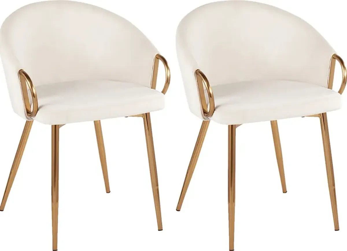 Stumberg III Cream Dining Chair, Set of 2