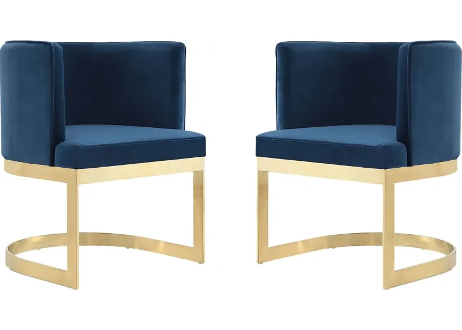 Oonella Blue Side Chair, Set of 2