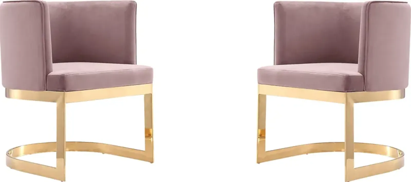 Oonella Blush Side Chair, Set of 2