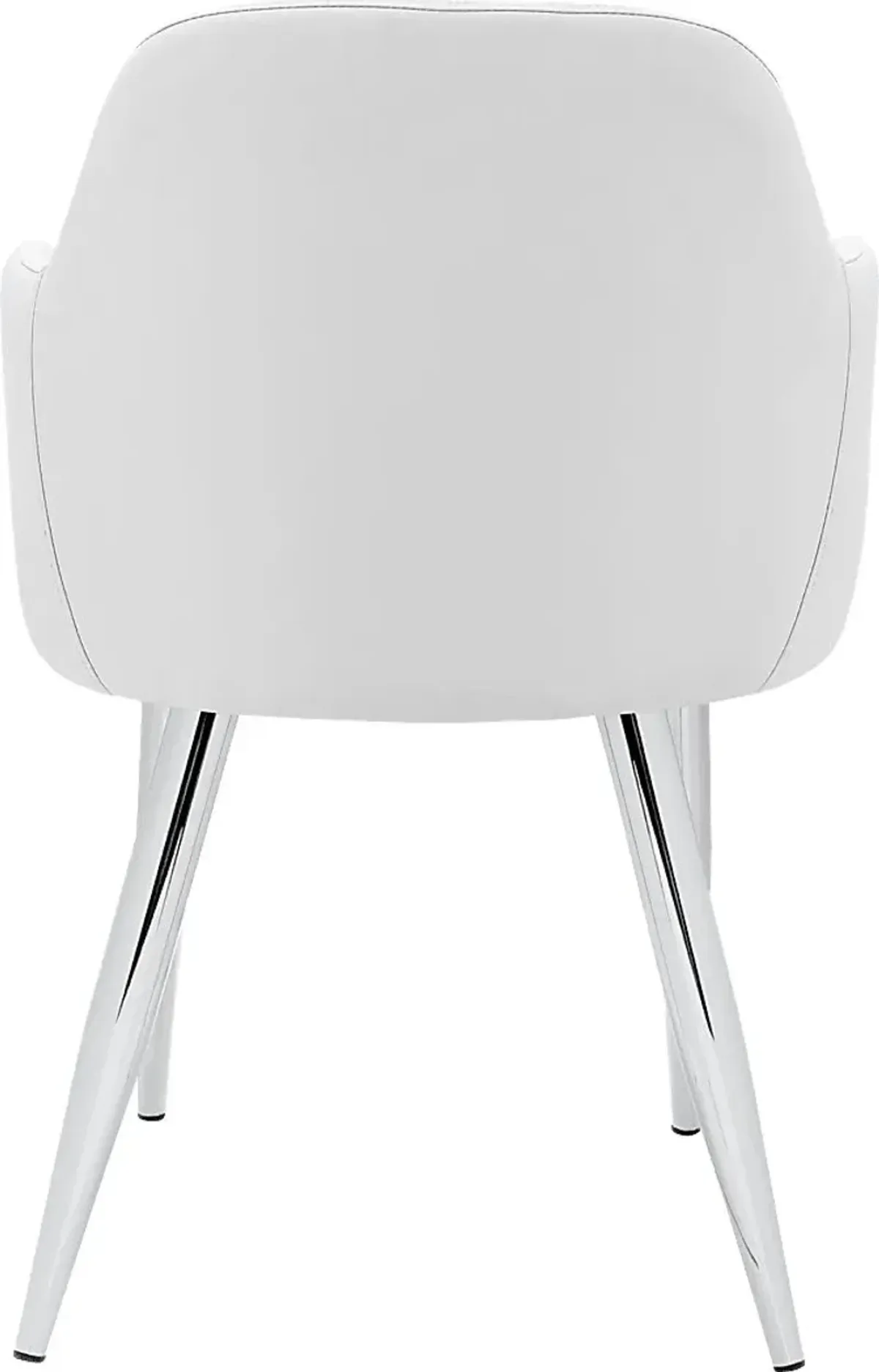 Vietor White Arm Chair