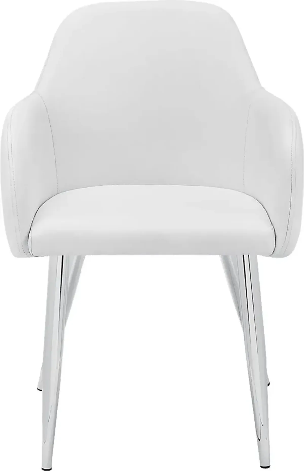 Vietor White Arm Chair