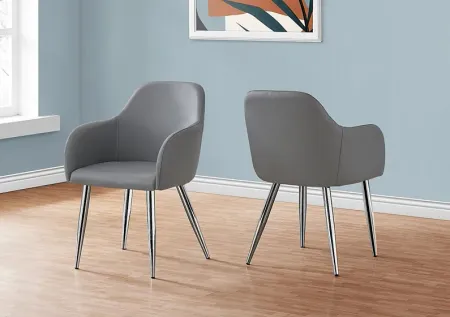 Vietor Gray Arm Chair