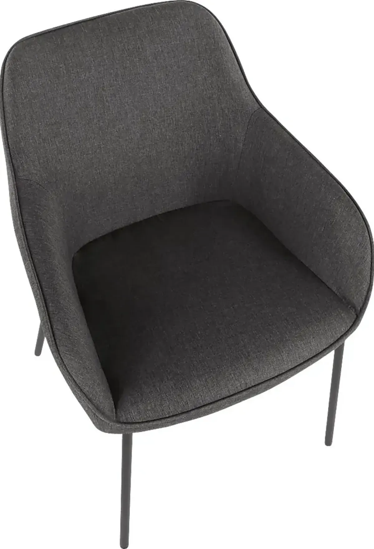 Evarts Charcoal Dining Chair, Set of 2