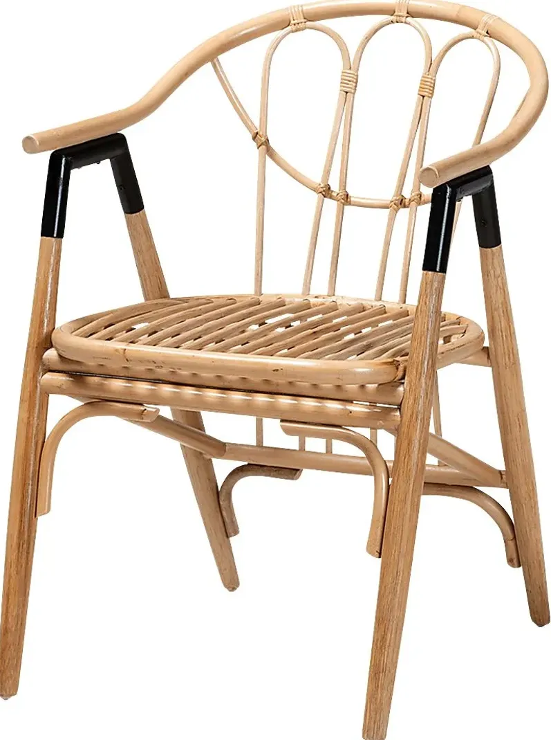 Chezelle Brown Arm Chair