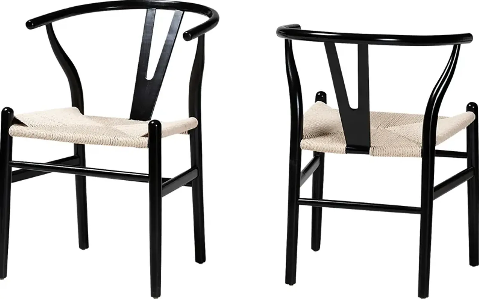 Fertell Black Arm Chair, Set of 2