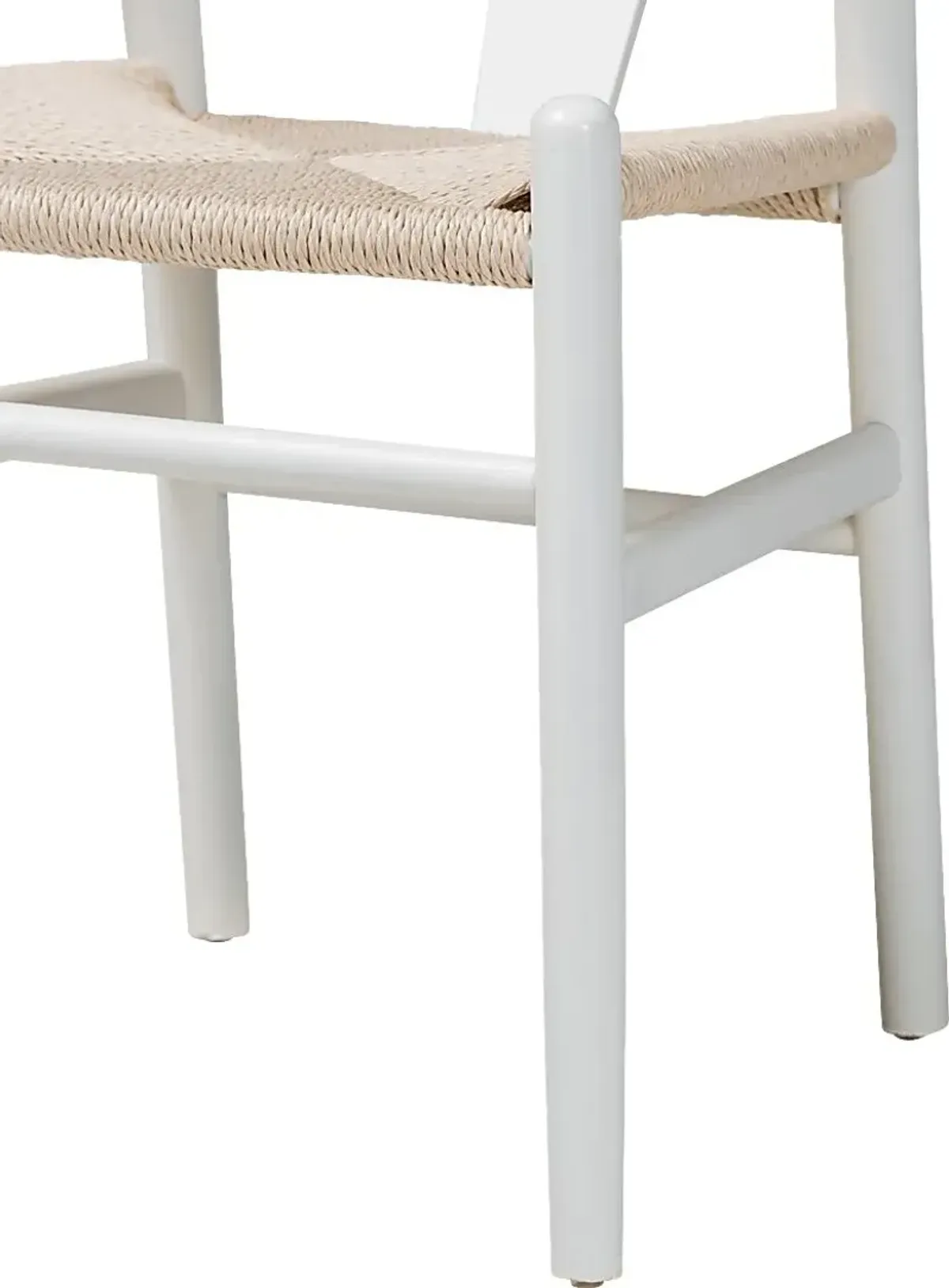 Fertell White Arm Chair, Set of 2