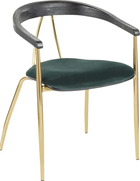Kingrow Green Arm Chair, Set of 2
