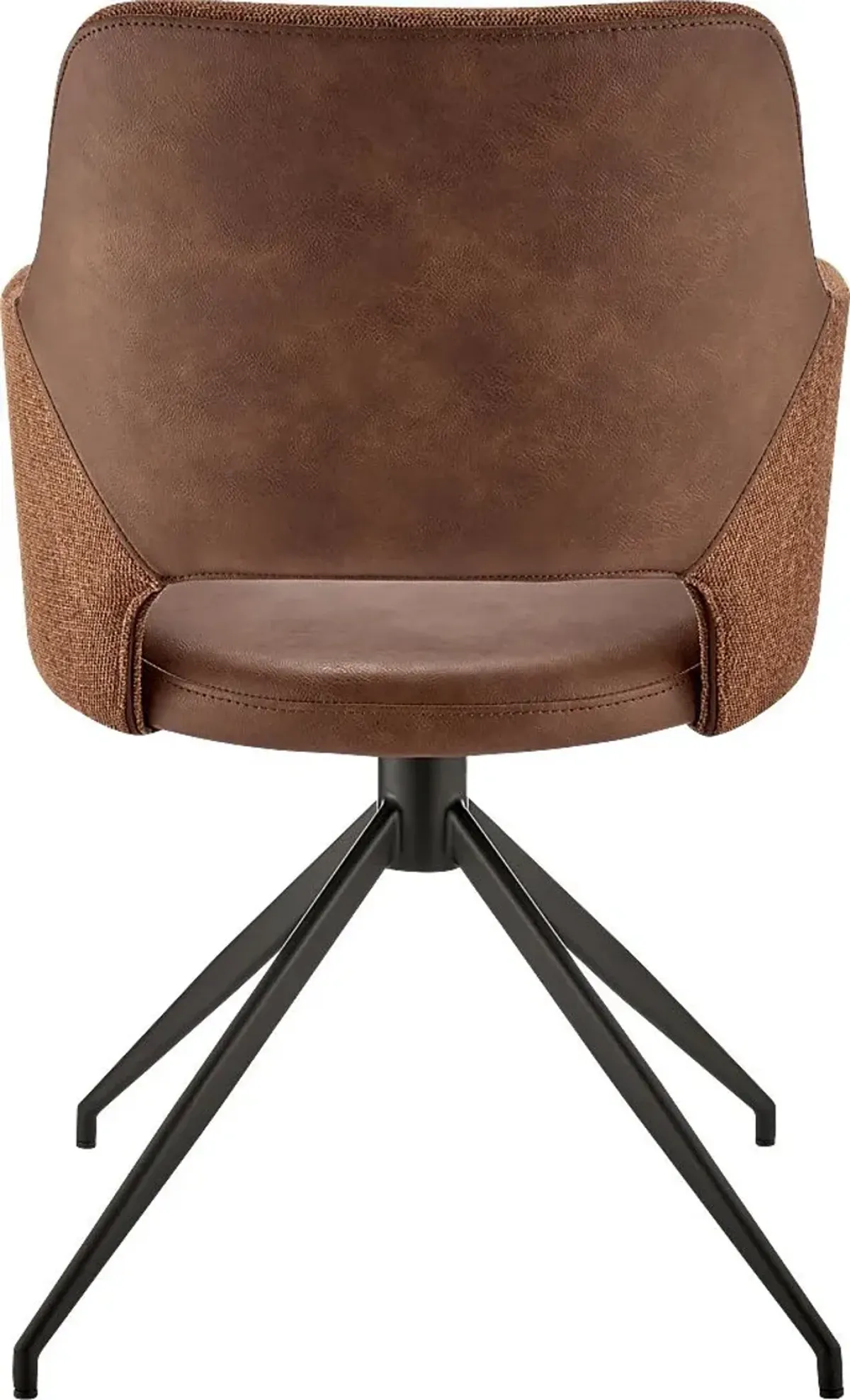 Quiment Dark Brown Arm Chair