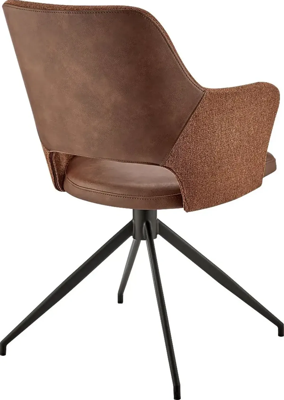 Quiment Dark Brown Arm Chair