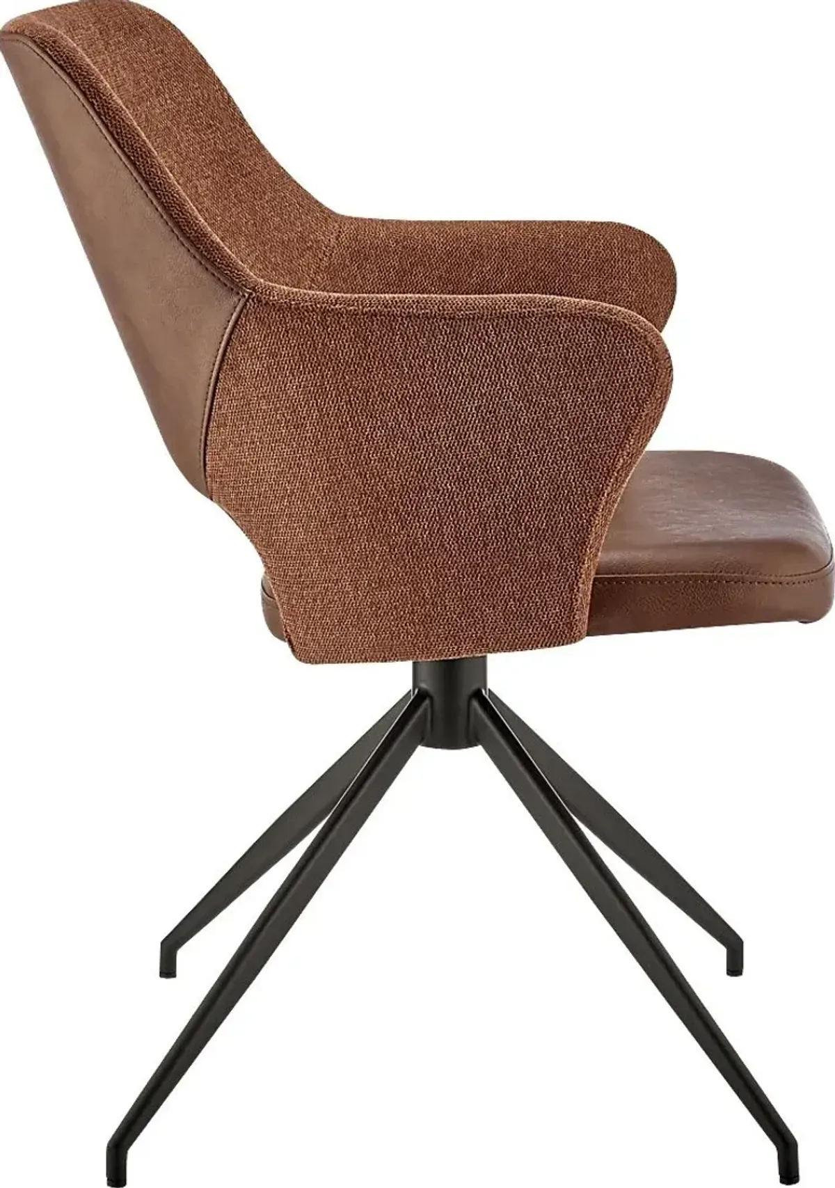 Quiment Dark Brown Arm Chair