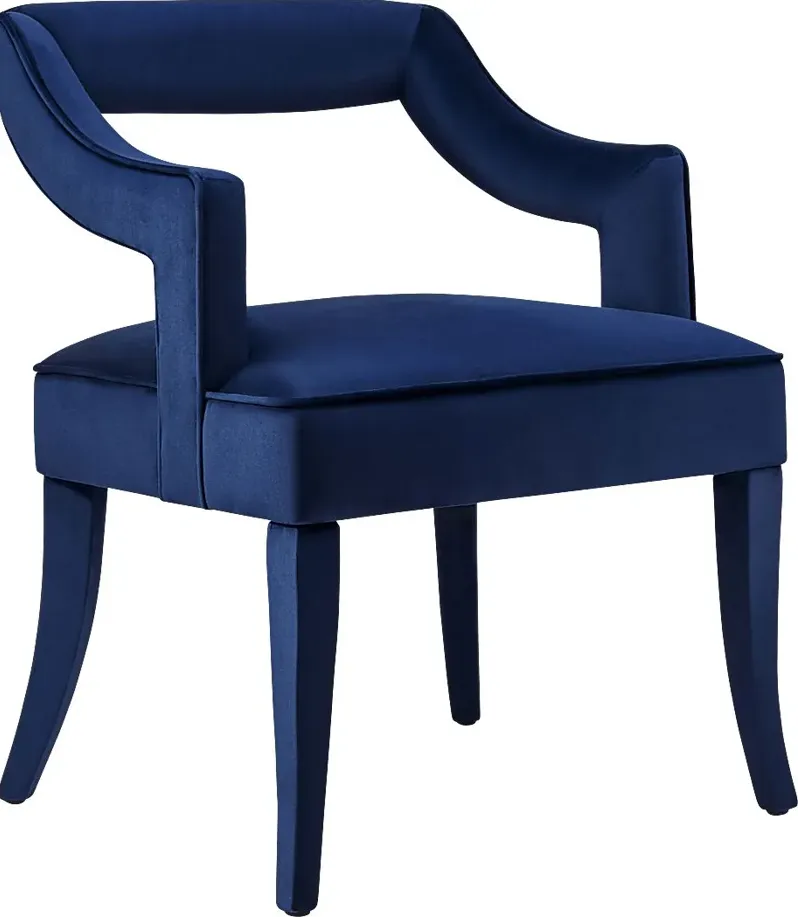 Lenorelle Navy Arm Chair