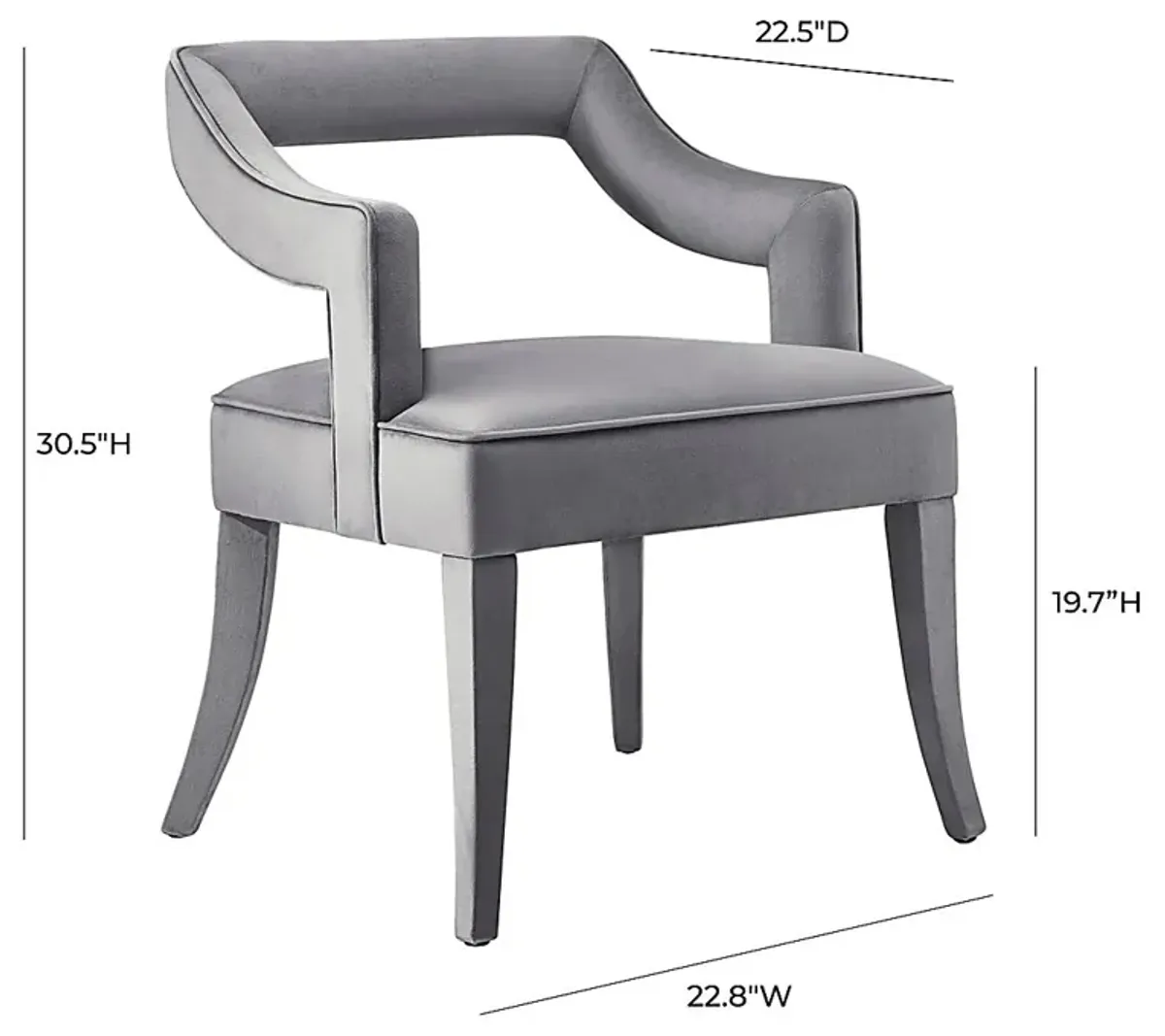 Lenorelle Gray Arm Chair