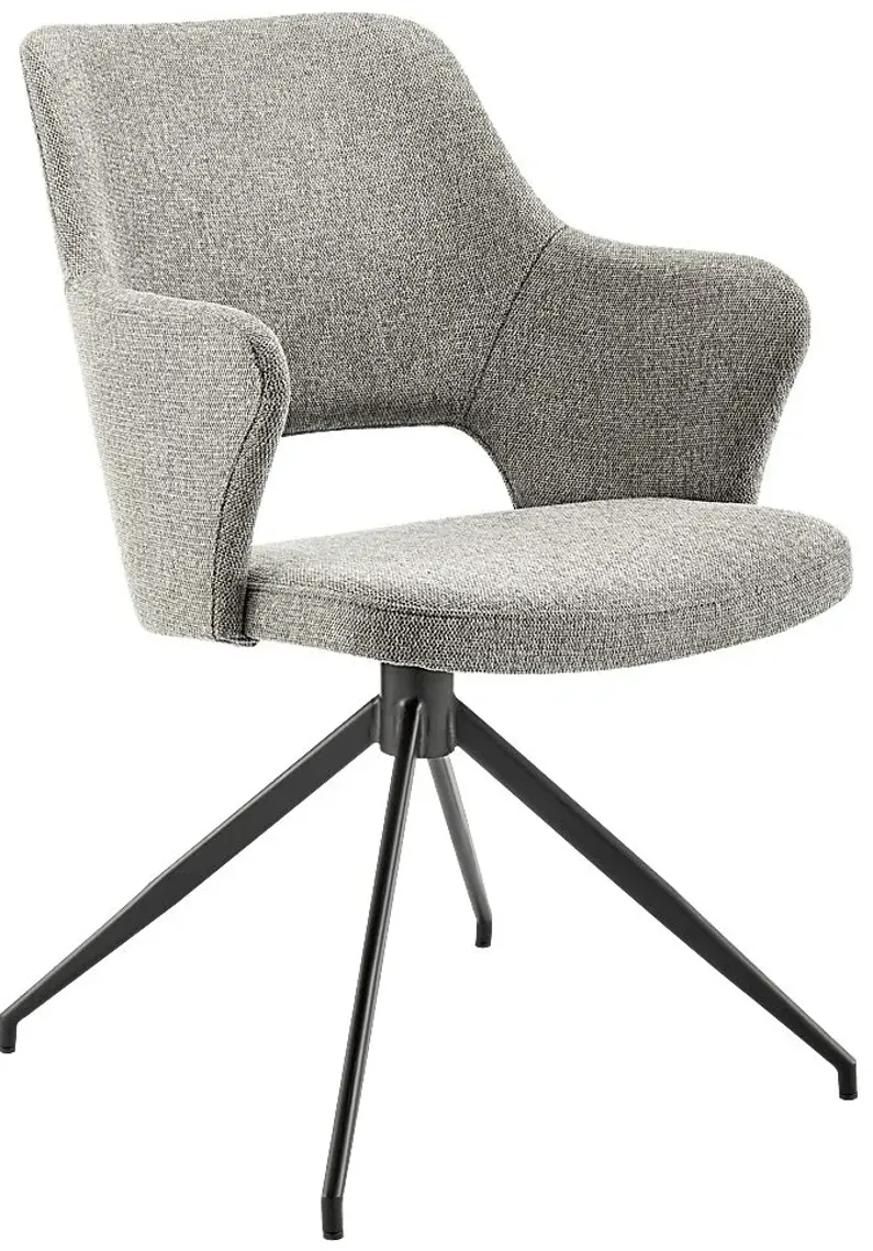 Quiment Light Gray Arm Chair