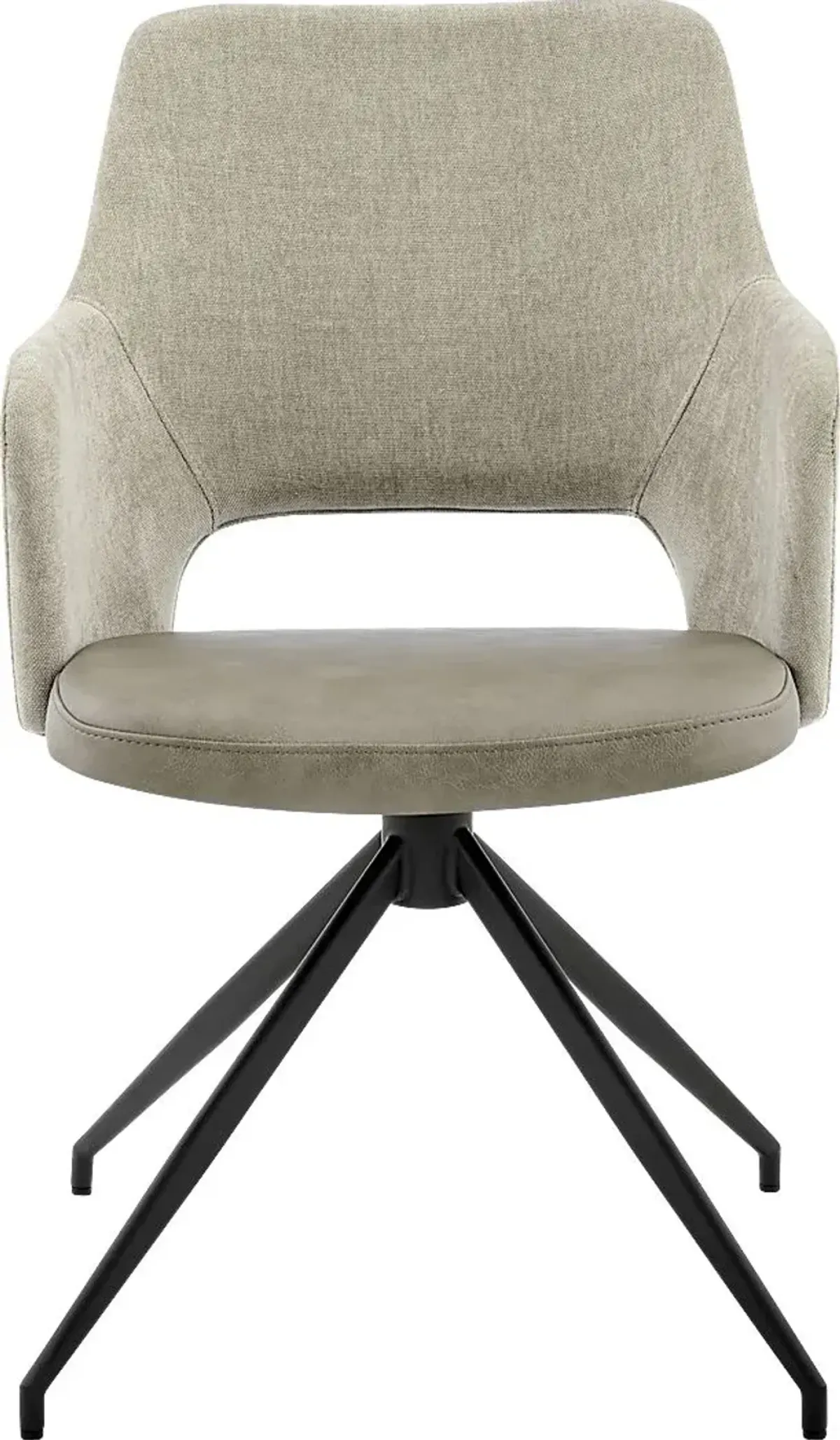 Quiment Taupe Arm Chair