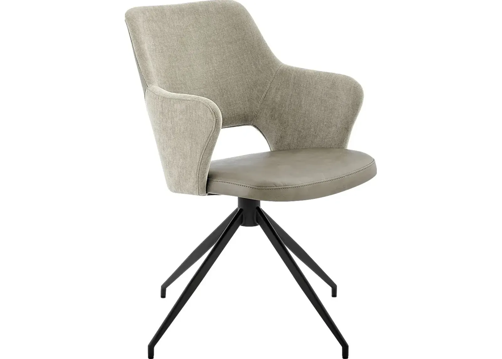 Quiment Taupe Arm Chair