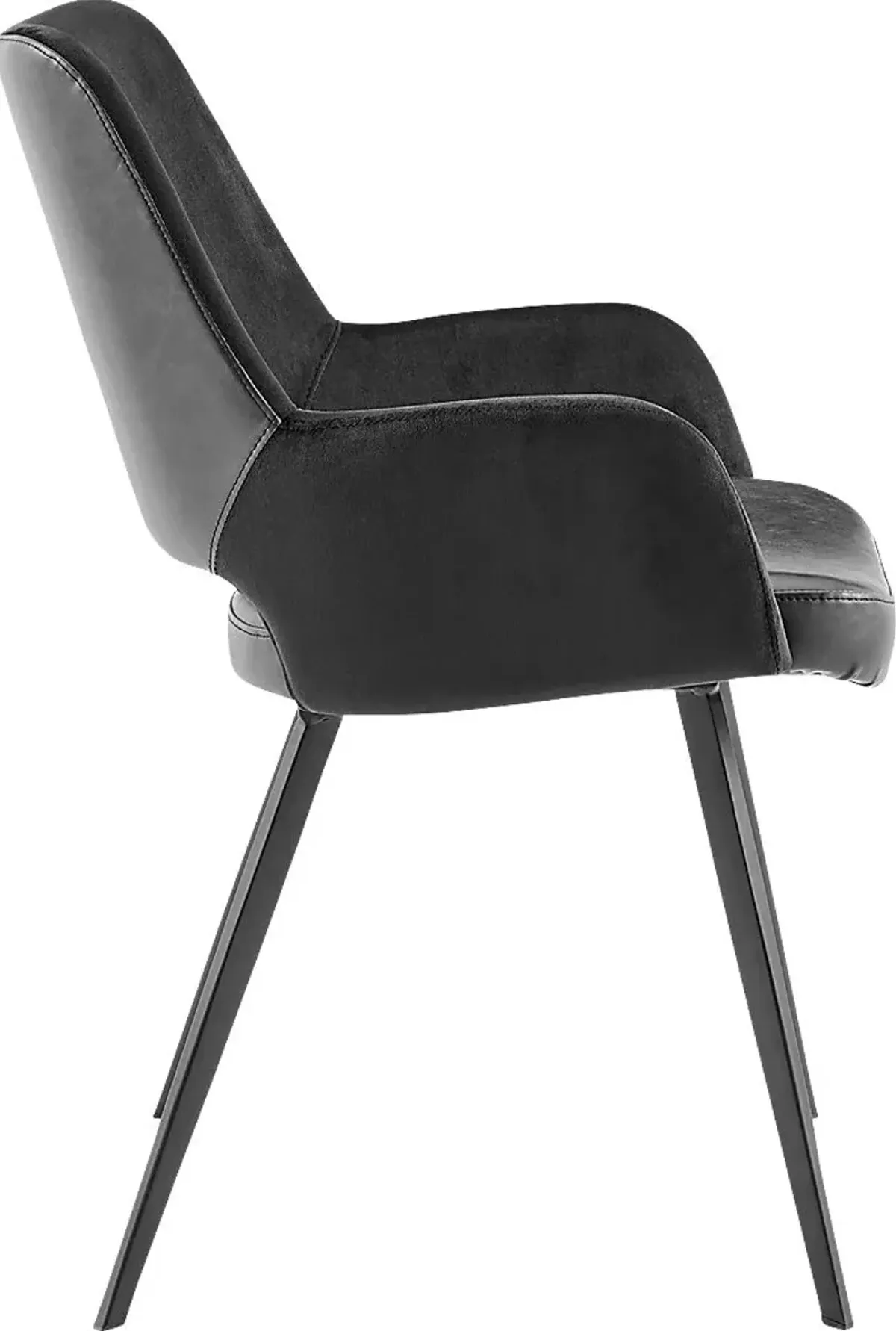 Reder Black Arm Chair