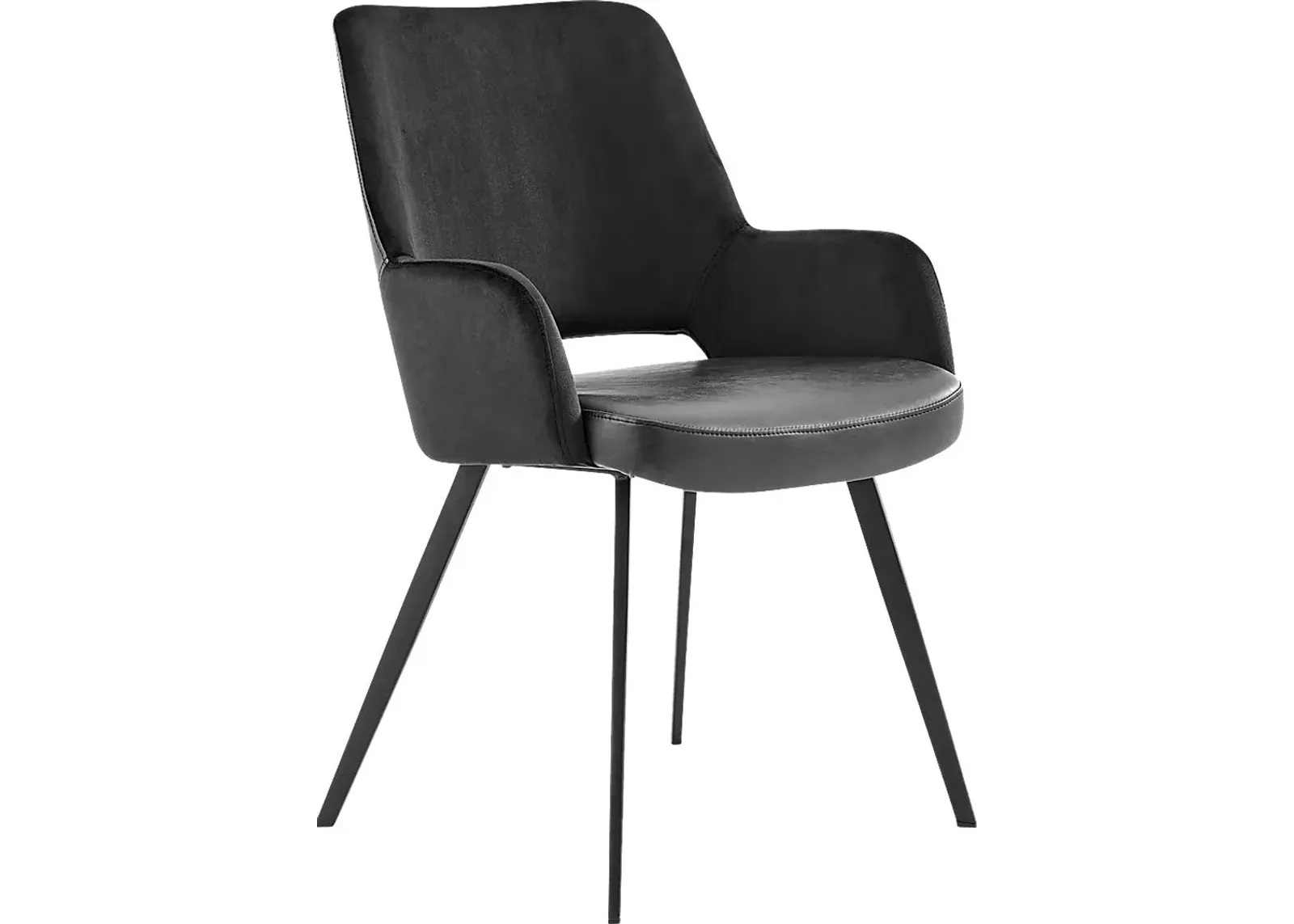 Reder Black Arm Chair