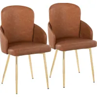Maglista I Camel Dining Chair Set of 2