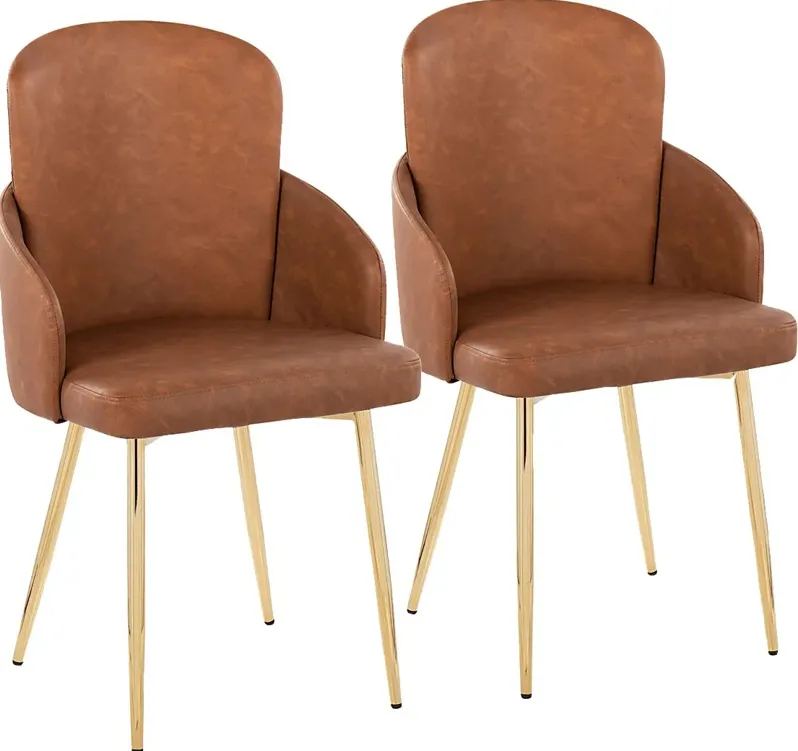 Maglista I Camel Dining Chair Set of 2