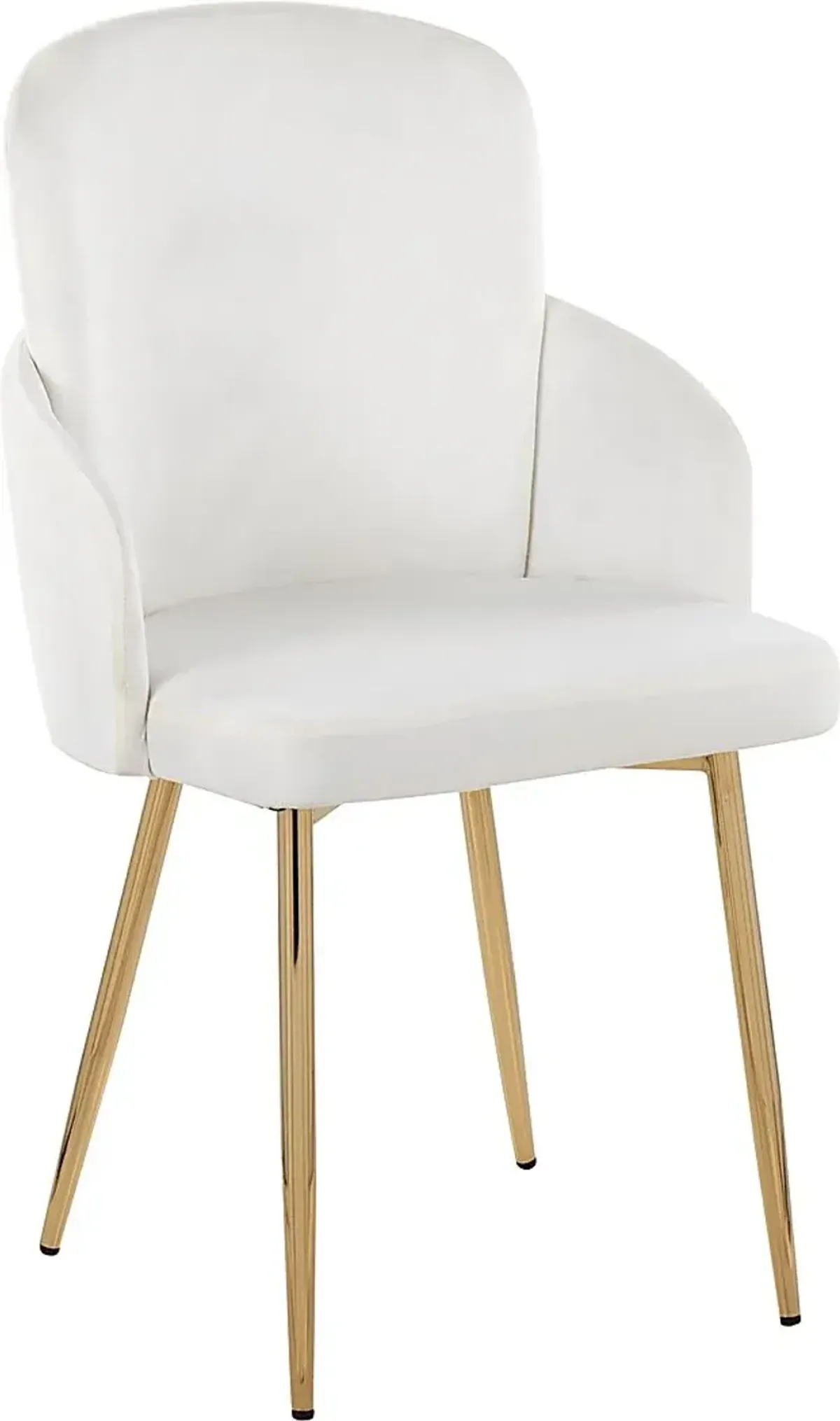 Maglista I Cream Velvet Dining Chair Set of 2