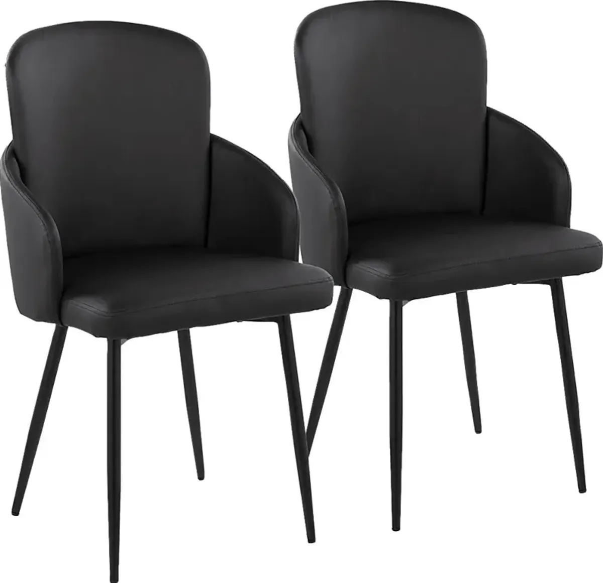 Maglista II Black Dining Chair Set of 2