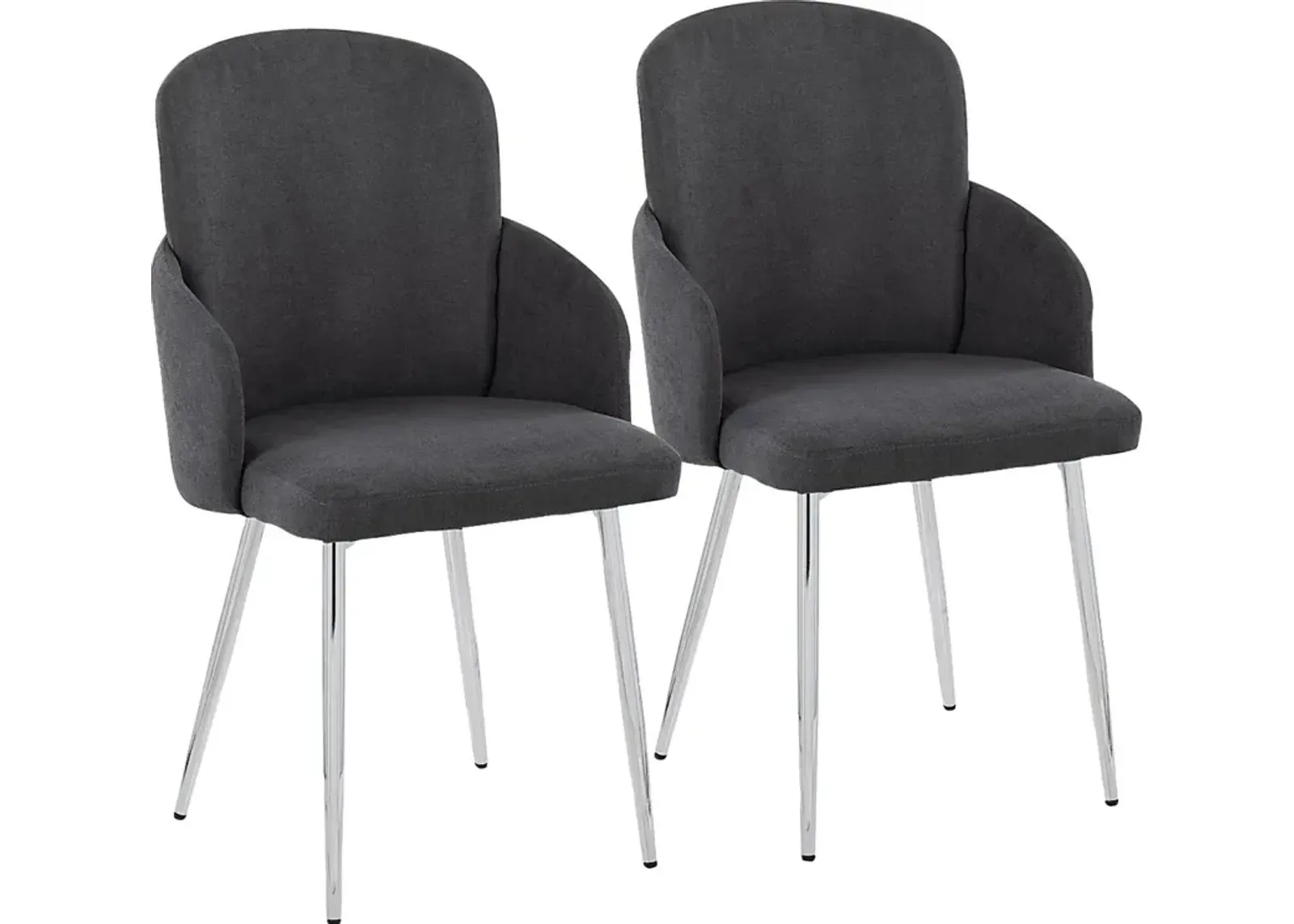 Maglista III Dark Gray Dining Chair Set of 2