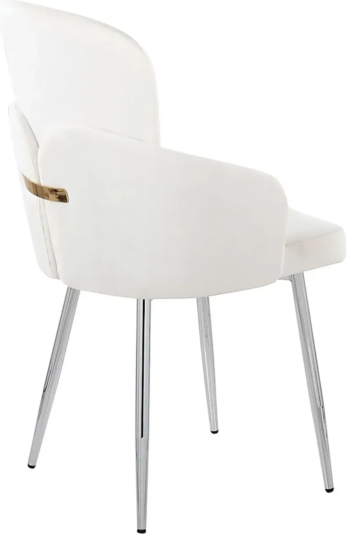 Maglista III Cream Velvet Dining Chair Set of 2