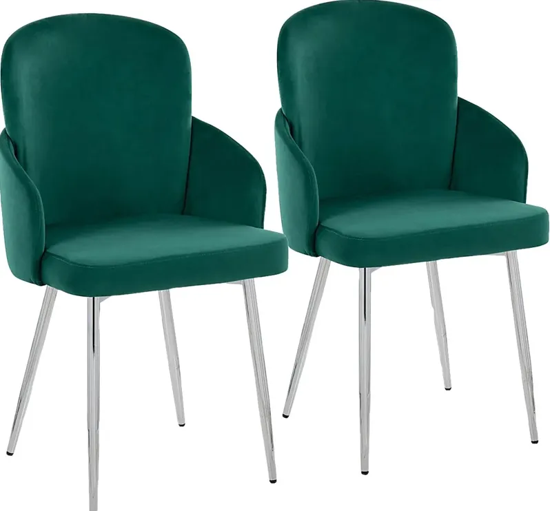 Maglista III Green Dining Chair Set of 2