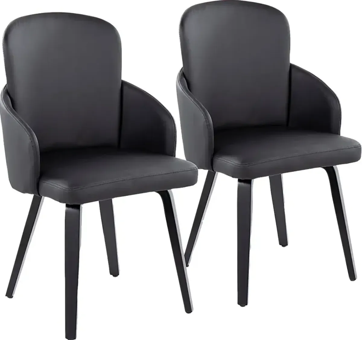 Maglista IV Black Dining Chair Set of 2