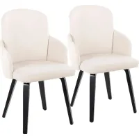 Maglista IV Cream Dining Chair Set of 2
