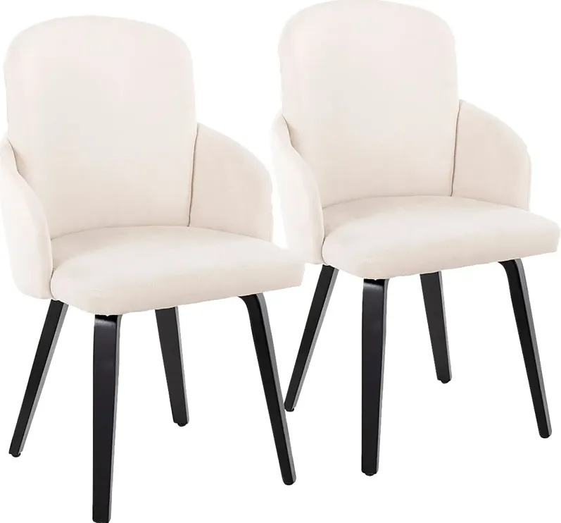 Maglista IV Cream Dining Chair Set of 2