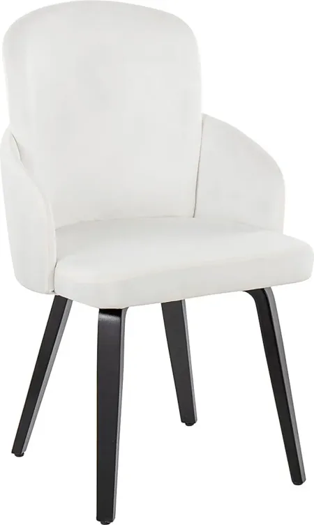 Maglista IV Cream Velvet Dining Chair Set of 2