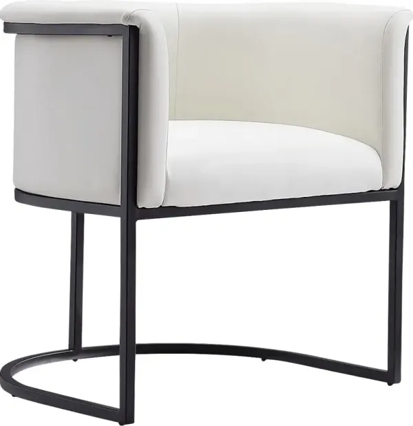 Menbali White Side Chair