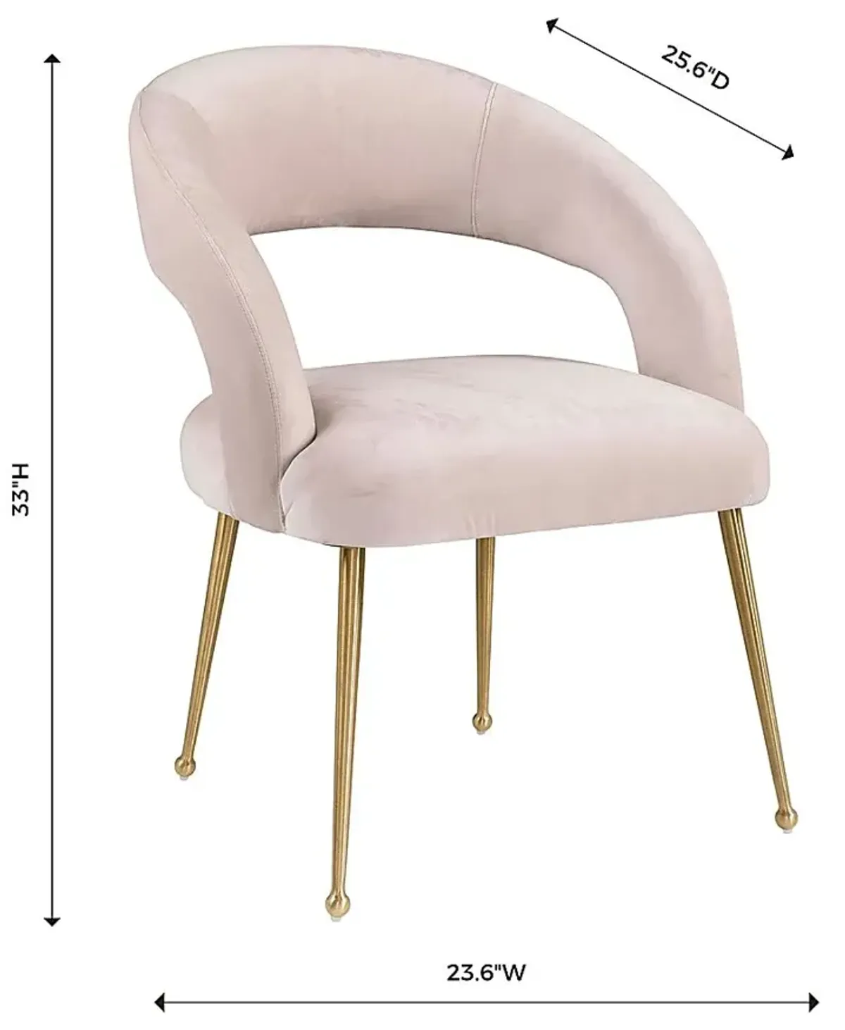 Teracalie IV Blush Dining Chair