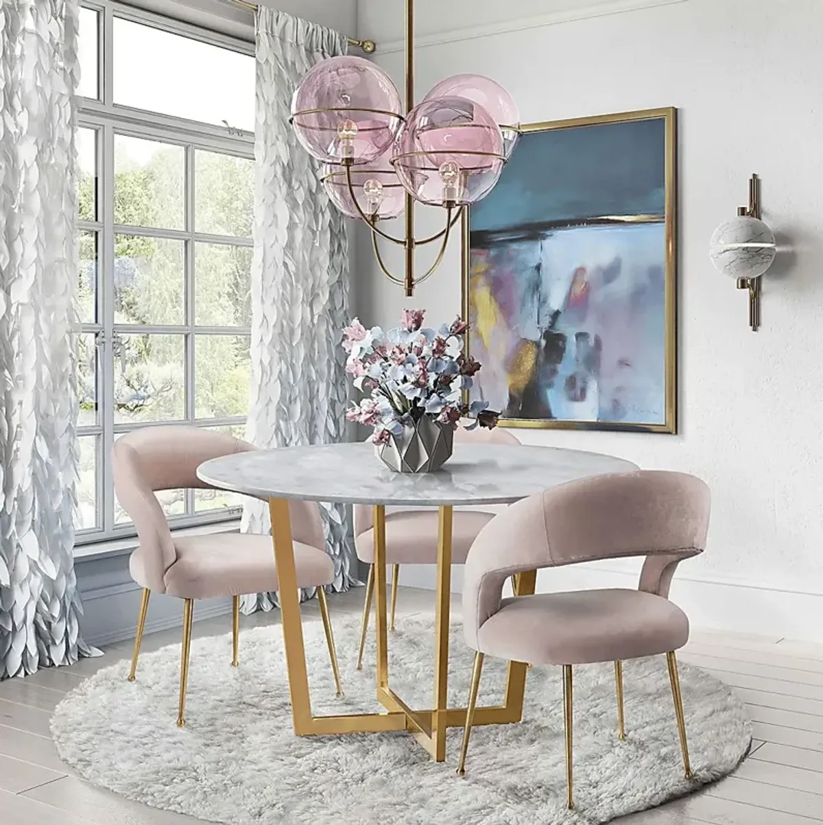 Teracalie IV Blush Dining Chair