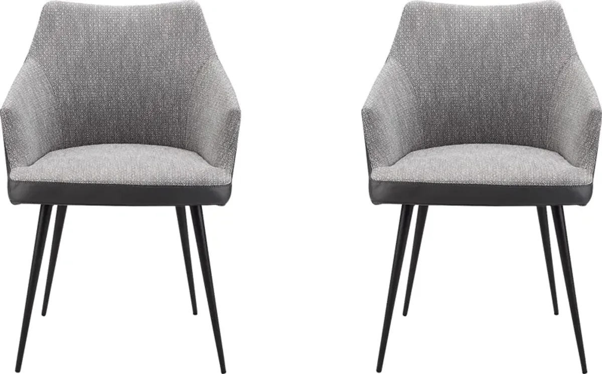 Roffe Gray Arm Chair