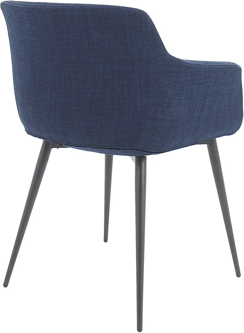 Farren Blue Arm Chair, Set of 2