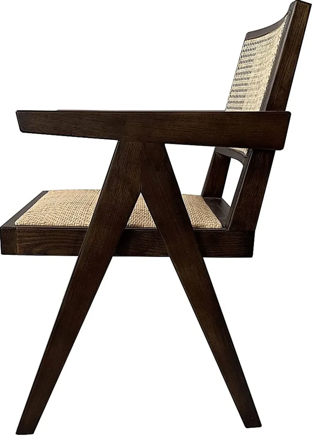 Caplon Brown Arm Chair, Set of 2