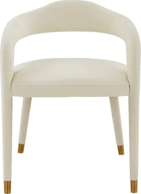 Siletz Cream Arm Chair