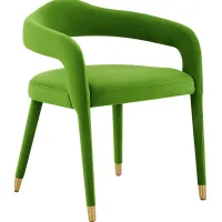 Siletz Green Arm Chair