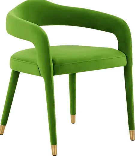 Siletz Green Arm Chair